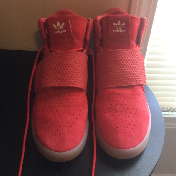 Adidas tubular invader strap shoes 🔴🔴 - Picture 5 of 8
